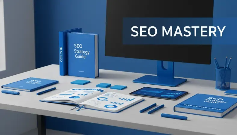 SEO audit checklist with technical analysis charts and performance metrics