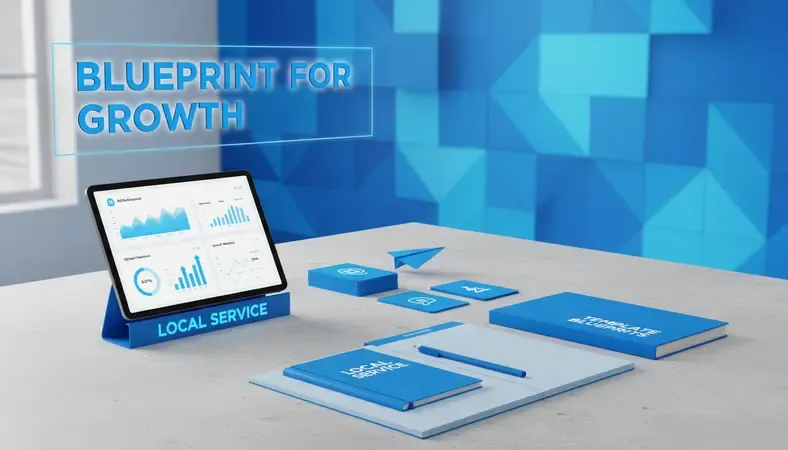 Analytics dashboard showing SEO performance metrics and growth charts