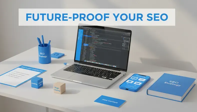 SEO audit checklist showing technical optimization steps and keyword mapping