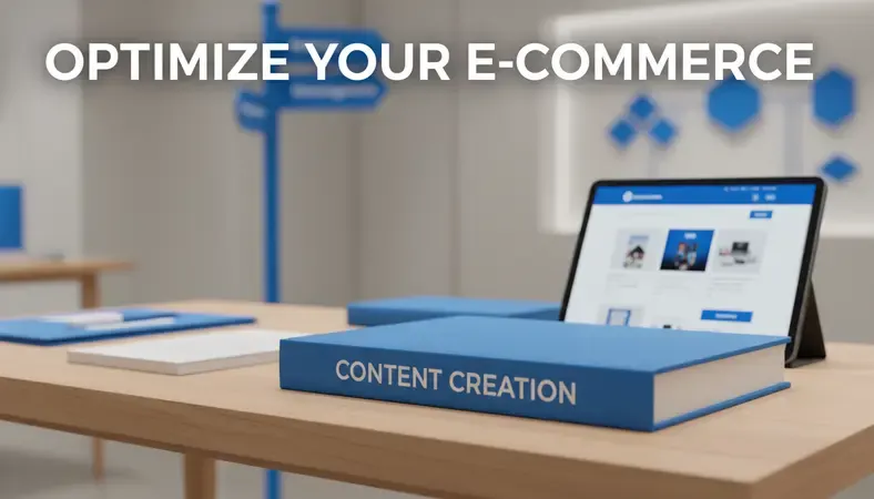 E-commerce website showing optimized product pages and category navigation structure